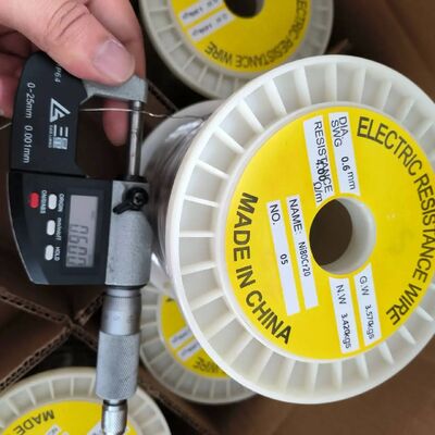 سعر جيد أسلاك Cr20Ni80 Nichrome للتطبيقات الالكتروليزية الهيدروجينية الموثوقة الانترنت