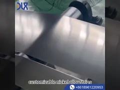 الشرائط الموصلة المتقدمة NiCr Cr20Ni30 لتكنولوجيا التحليل الكهربائي للمياه المستدامة