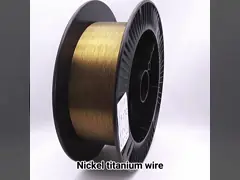 سلك نيتينول عالي النقاء للأجهزة الطبية ASTM F2063